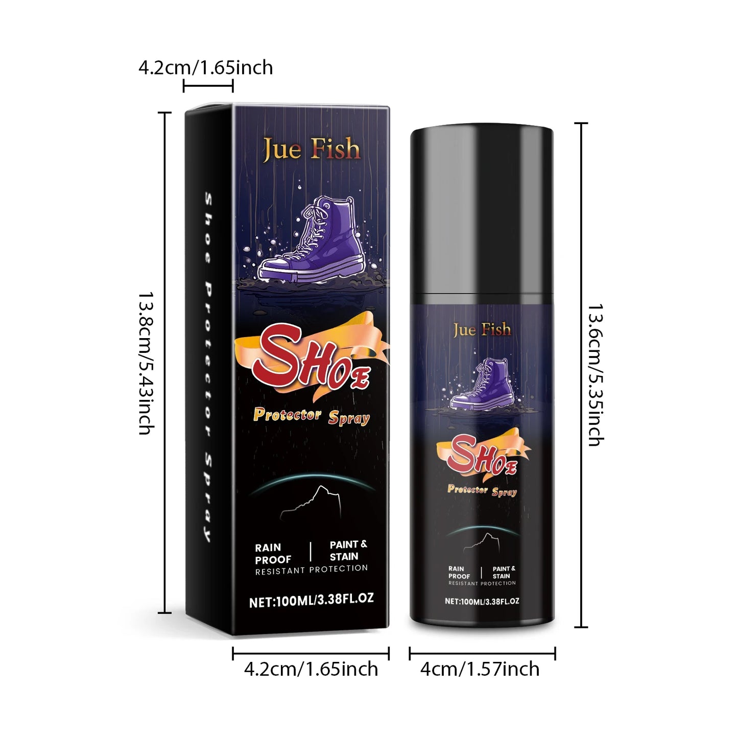 100ml Waterproof Shoe Protector Spray | Suede Canvas Sneakers Shoe Protector Spray Peaceful Pleasures Health and Wellness
