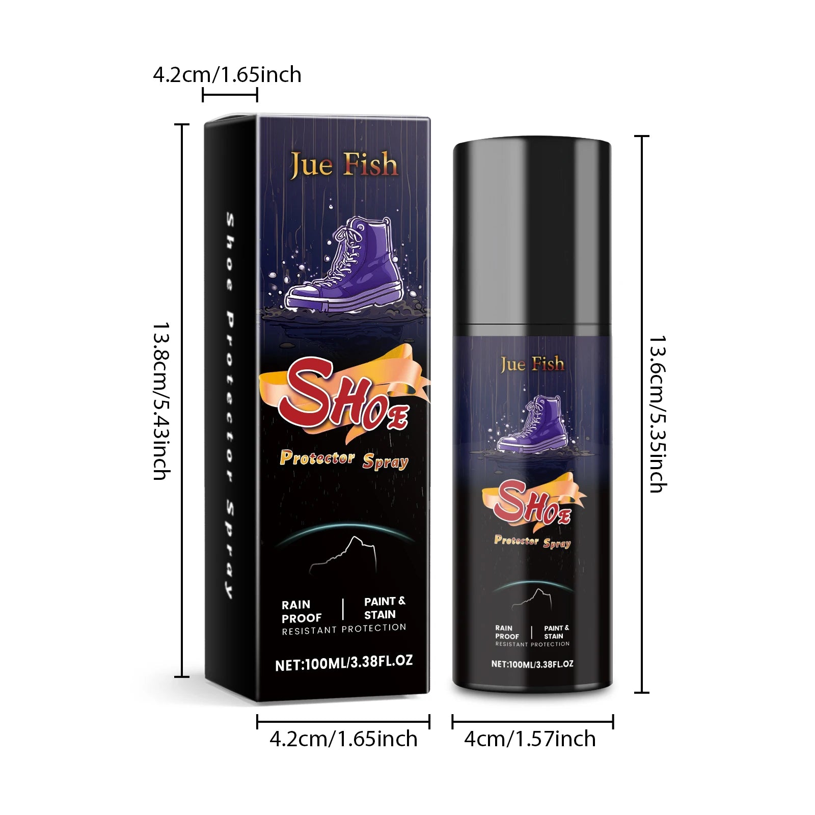 100ml Waterproof Shoe Protector Spray | Suede Canvas Sneakers Shoe Protector Spray Peaceful Pleasures Health and Wellness