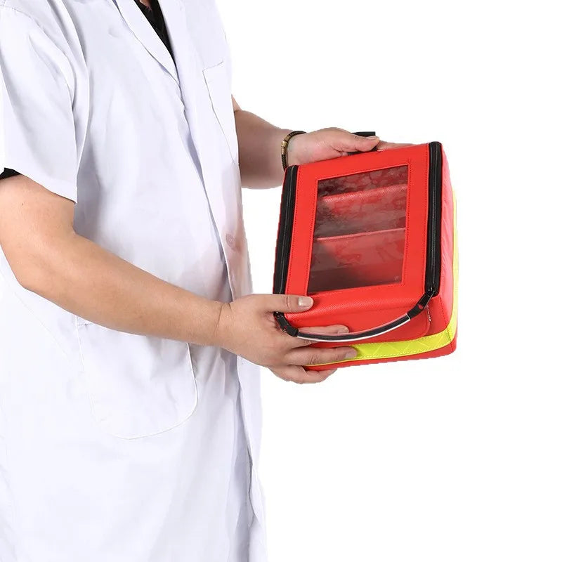 Rescue Waterproof First Aid Kit, Lightweight Fireproof Bag, Emergency Sorted Survival Supplies for Outdoor Floating Swimming Peaceful Pleasures Health and Wellness