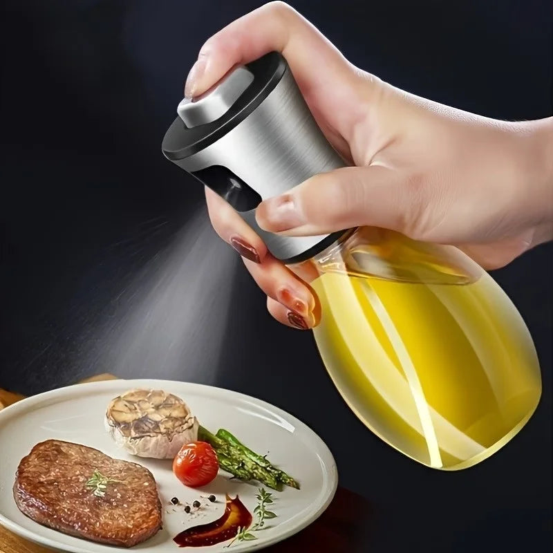 200ml Oil Sprayer Bottle – Refillable Olive Oil Mister for Cooking