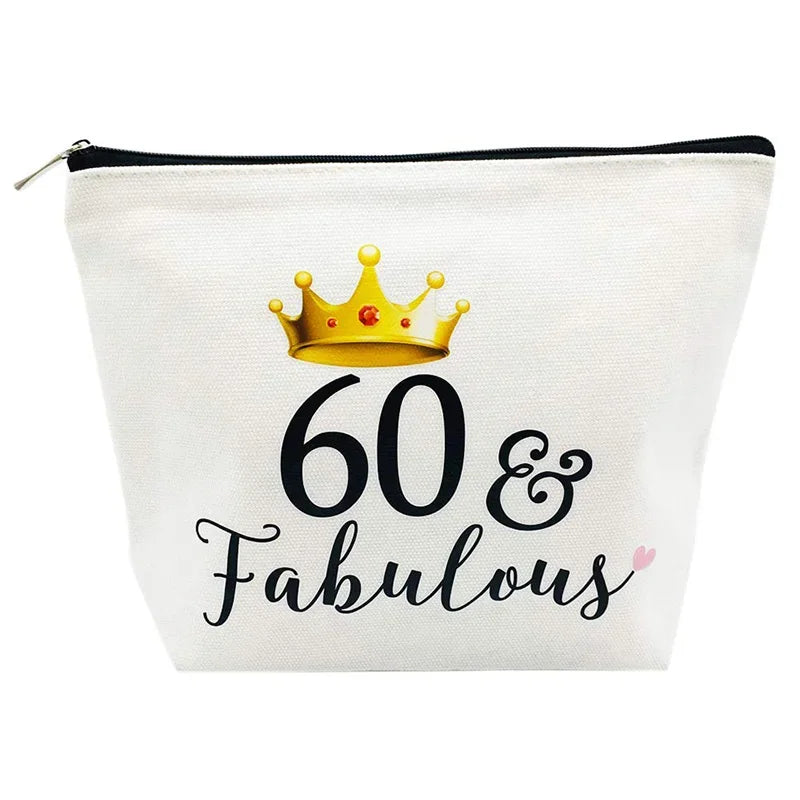 Fabulous Birthday Makeup Bag – 30th 40th 50th 60th Gift