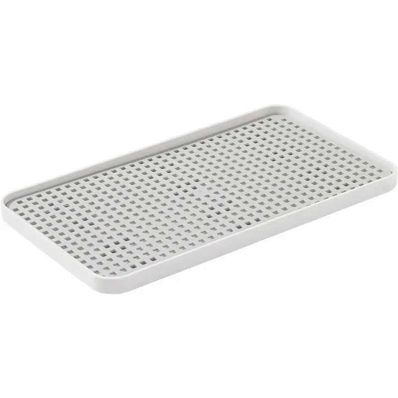 Double Layer Cup Storage Tray Dish Drainer Fruit Vegetable Washing