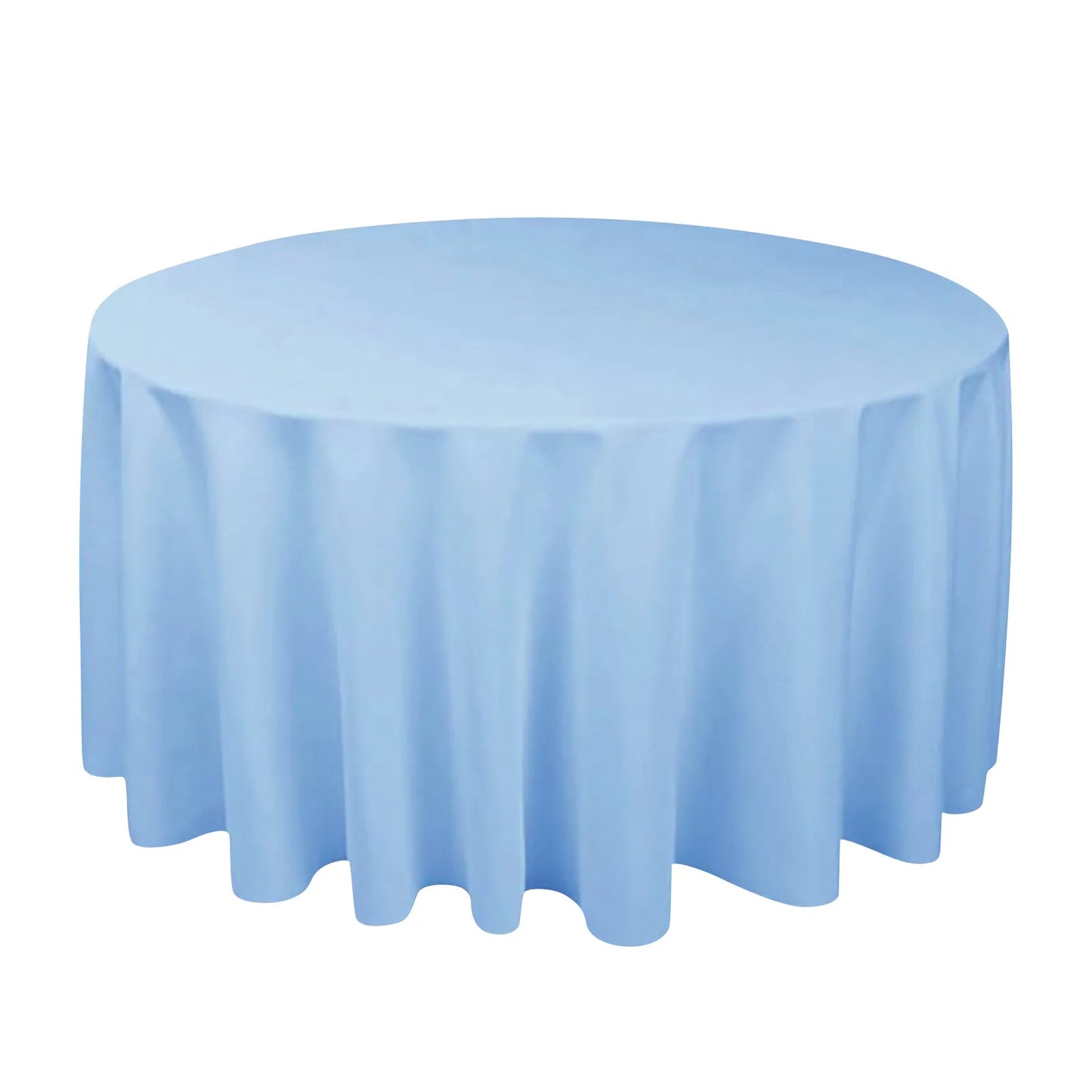Round Satin Tablecloth – Water-Resistant Wedding & Banquet Cover