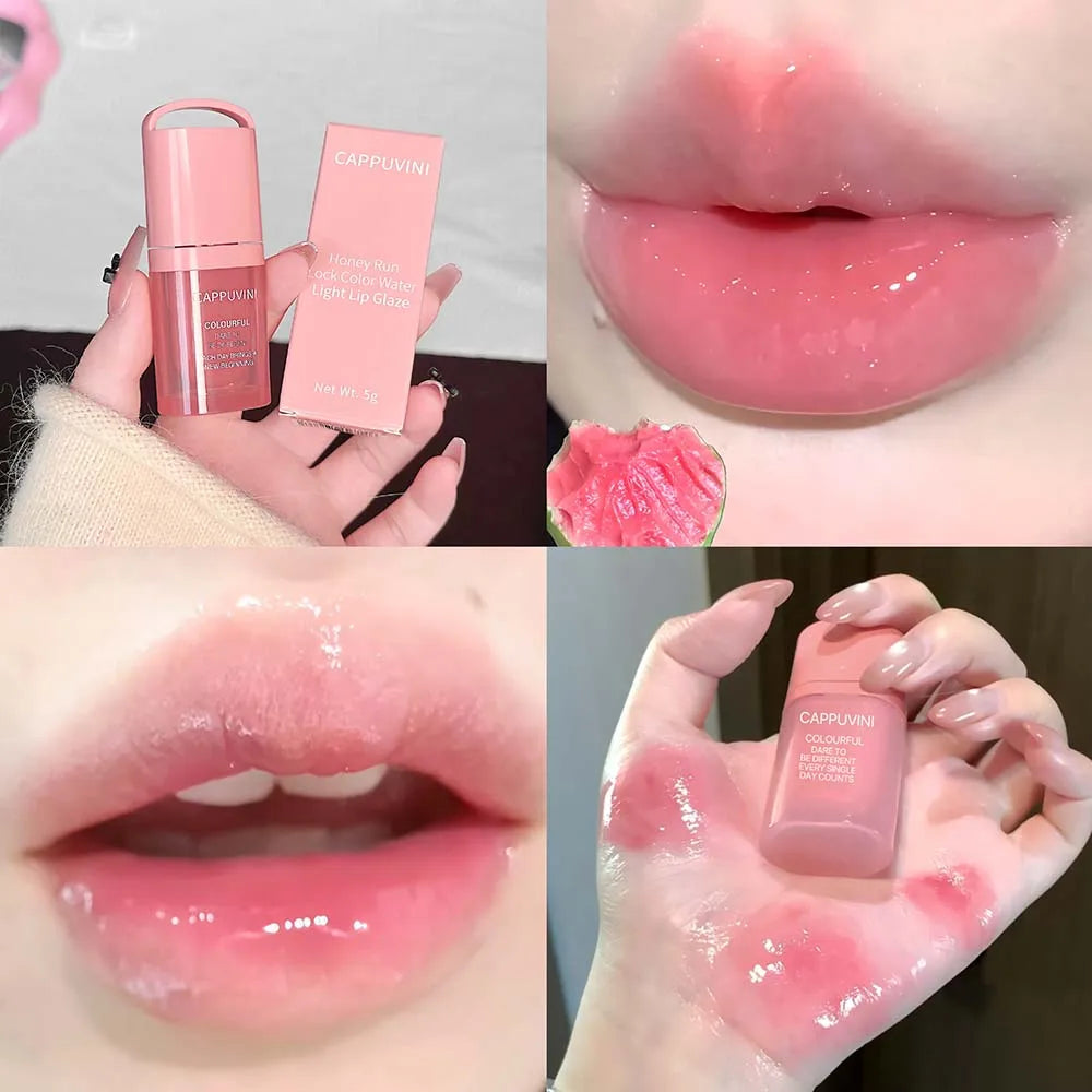 Cappuvini Jelly Mirror Lip Gloss – Hydrating K-Beauty Lip Tint