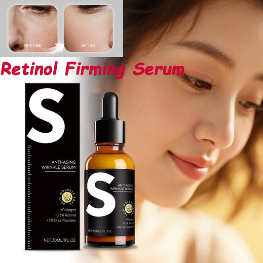 Retinol Firming Face Serum – Anti-Aging, Pore Minimizing 30ml Peaceful Pleasures Health and Wellness