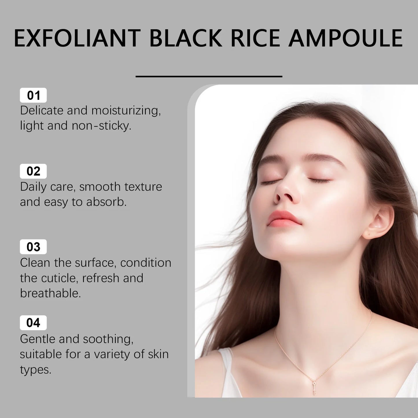 Viareline Rice Exfoliating Facial Serum – Brighten & Shrink Pores
