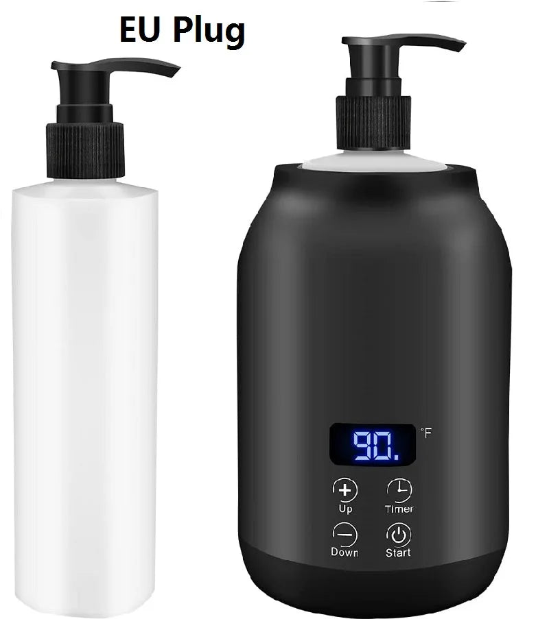 Electric Massage Oil Warmer 250ml | LED Lotion Heater Dispenser