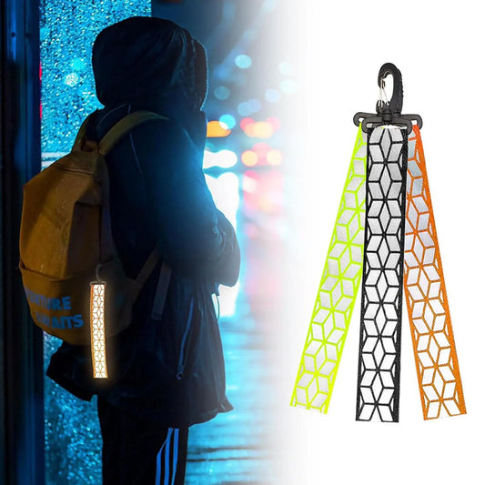 Reflective Safety Pendant Lightweight 360 Degree High-Visibility For Backpack & Keychain Outdoor Night Running Cycling Hiking Peaceful Pleasures Health and Wellness