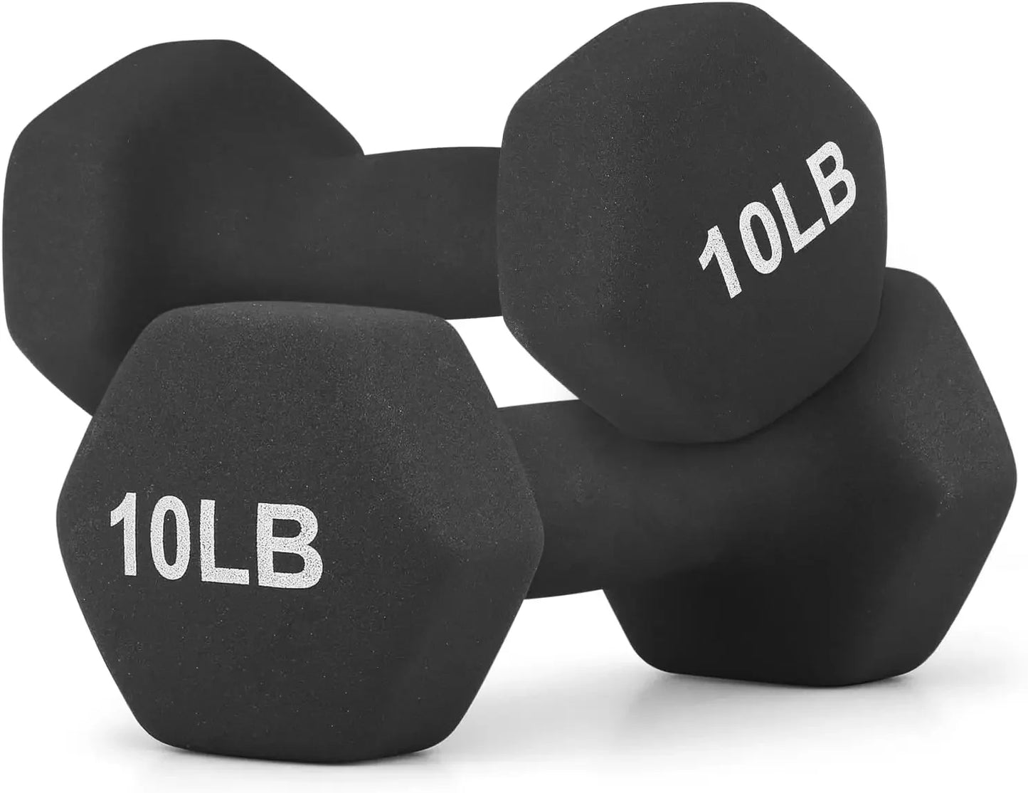 Anti-Slip Neoprene Hexagon Dumbbell Set – Home Gym Peaceful Pleasures Health and Wellness United States