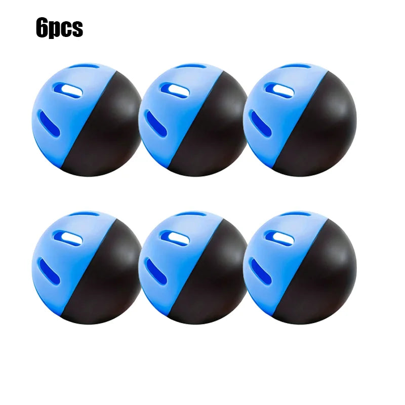 12 Pcs Baseball Soft Practice Balls Perforated Training Balls 2.91 Inches (74mm) For Outdoor Training Eva Hollow Ball Hole Ball Peaceful Pleasures Health and Wellness 6 Pcs