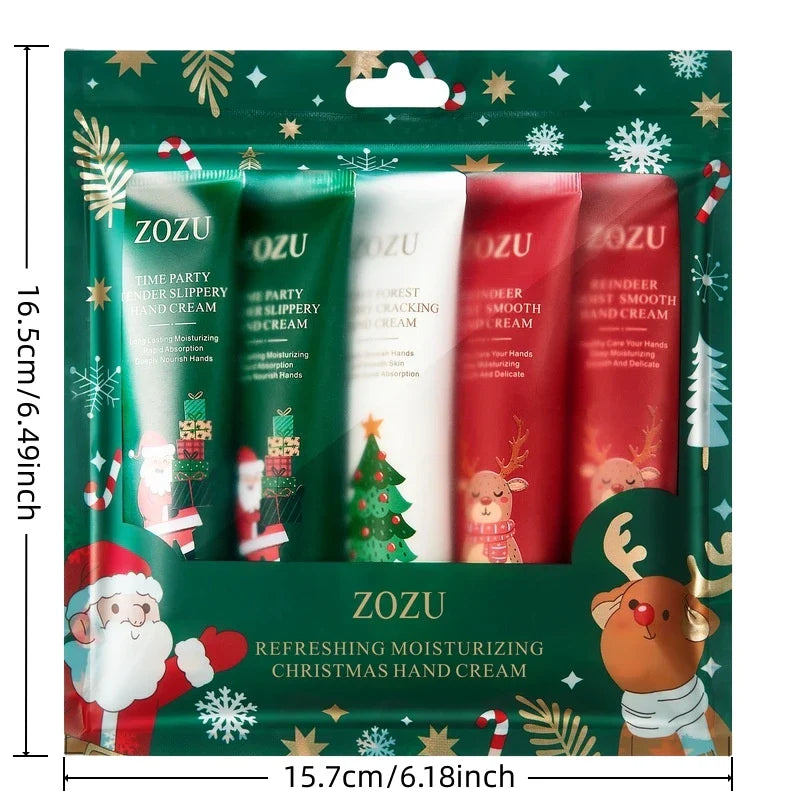 Christmas Hand Cream Gift Set – Niacinamide & Hyaluronic Acid 3×30g