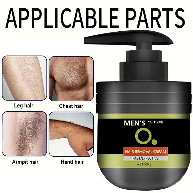 YUITIKUE Men's Hair Removal Cream 100g – Chest, Arms & Legs