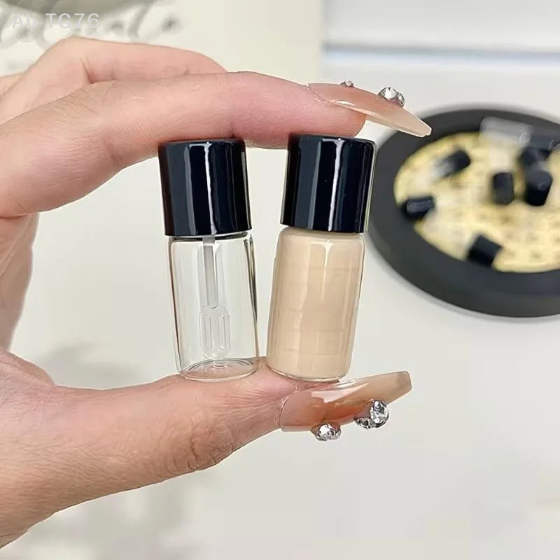 Mini Refillable Glass Foundation Travel Bottles 4ml | 5/10 Pcs