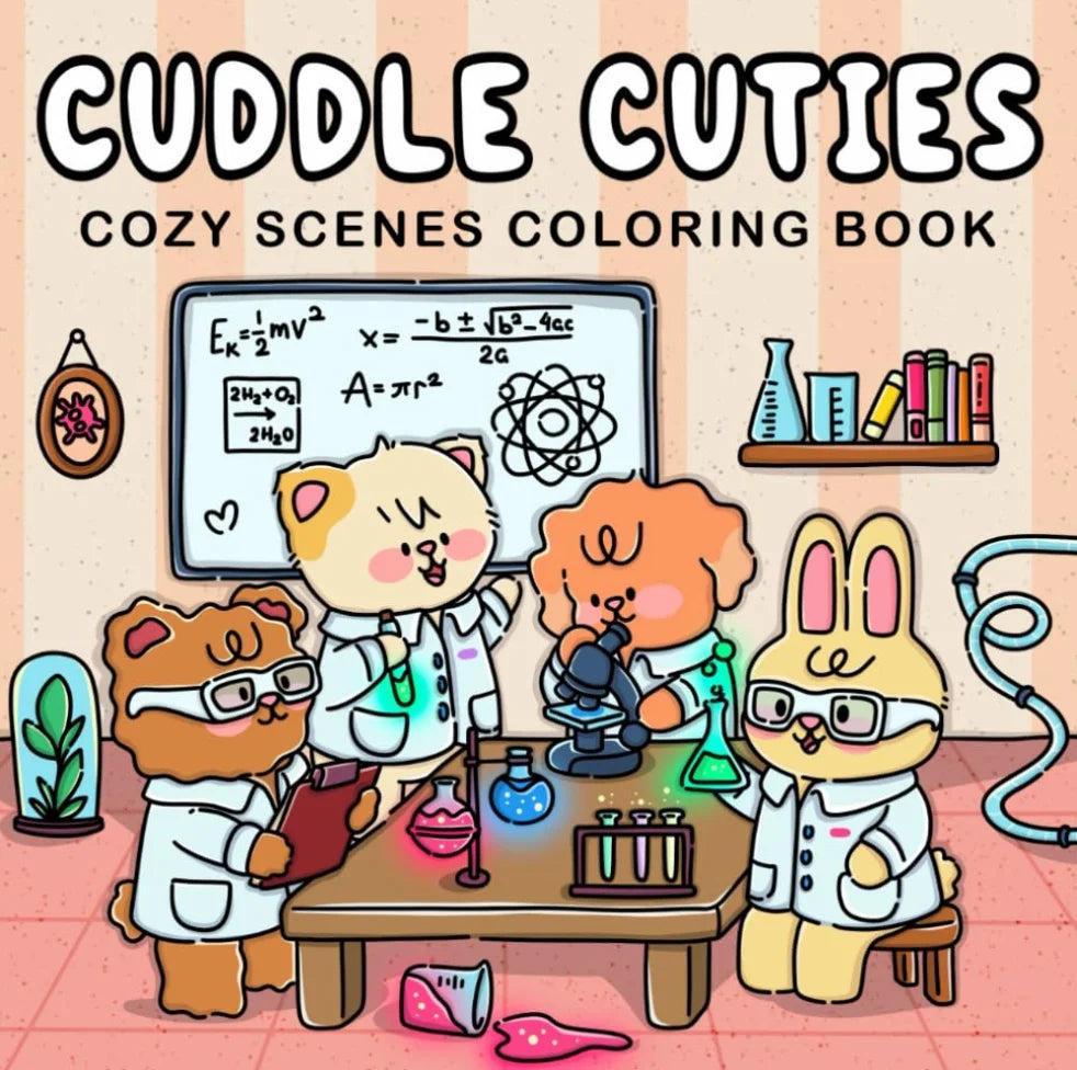 Cozy Atmosphere Relaxing Coloring Book Adults Teens Bold