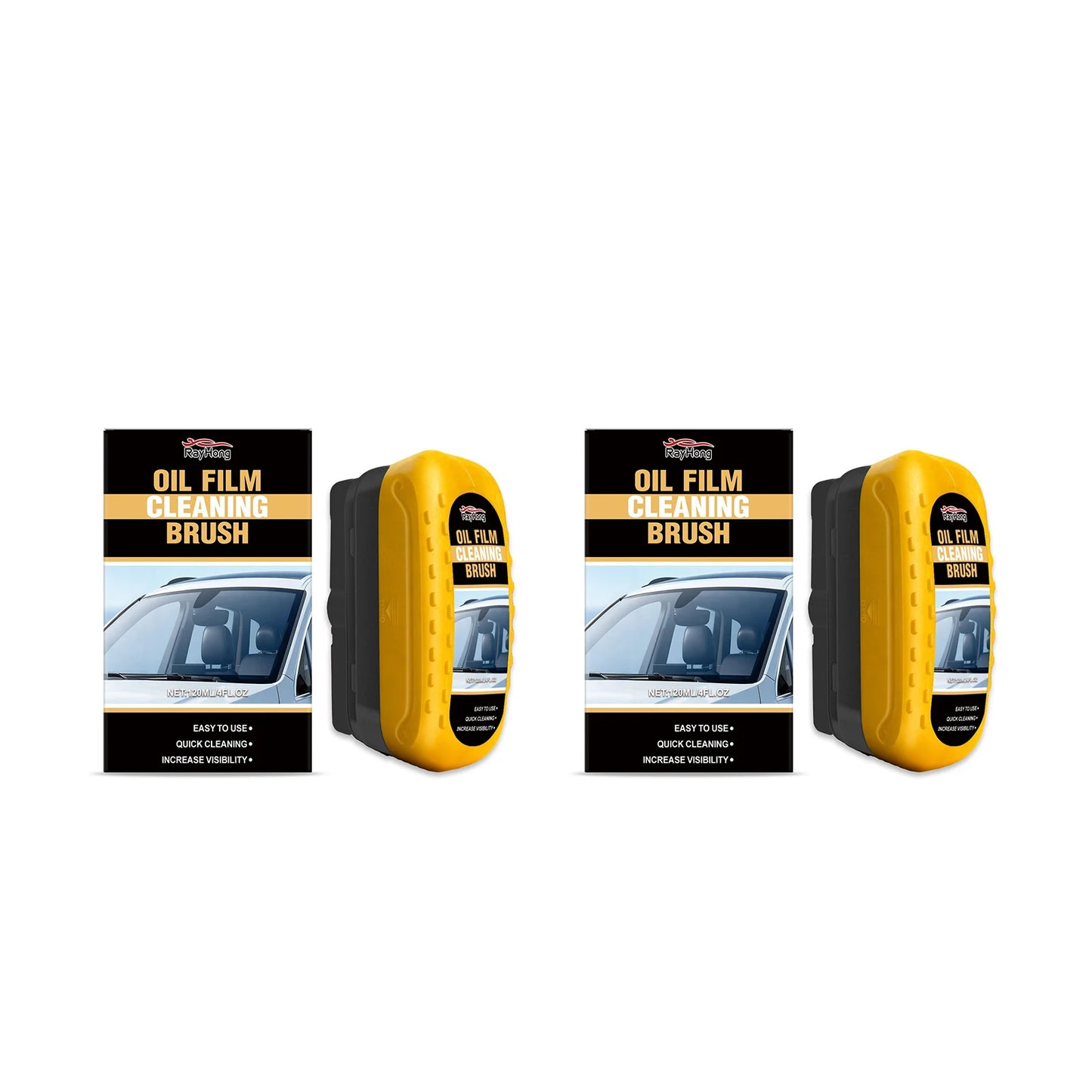 RayHong Car Glass Oil Film Remover Brush – Anti-Fog Windshield