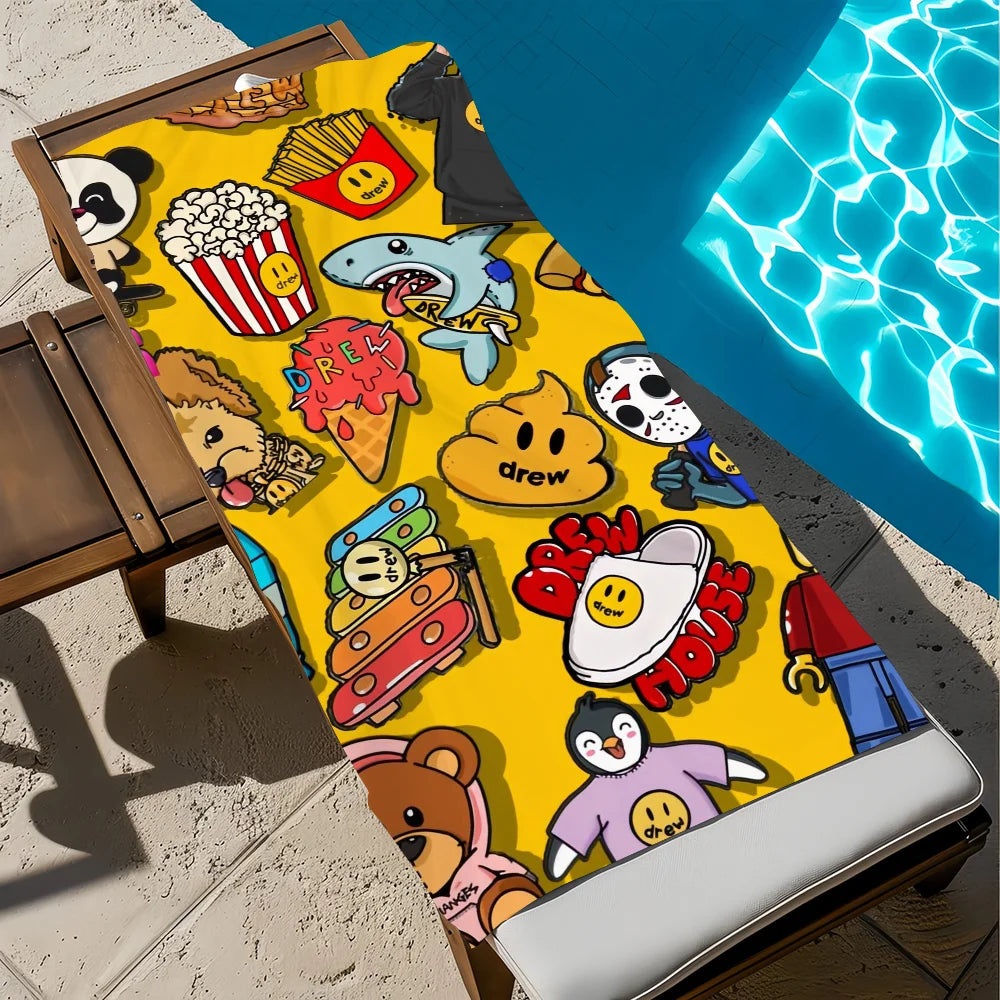 Quick-Dry Beach Towel | Soft Lightweight Pool & Travel Towel Quick-Dry Beach Towel Peaceful Pleasures Health and Wellness z5 STJ40x70CM
