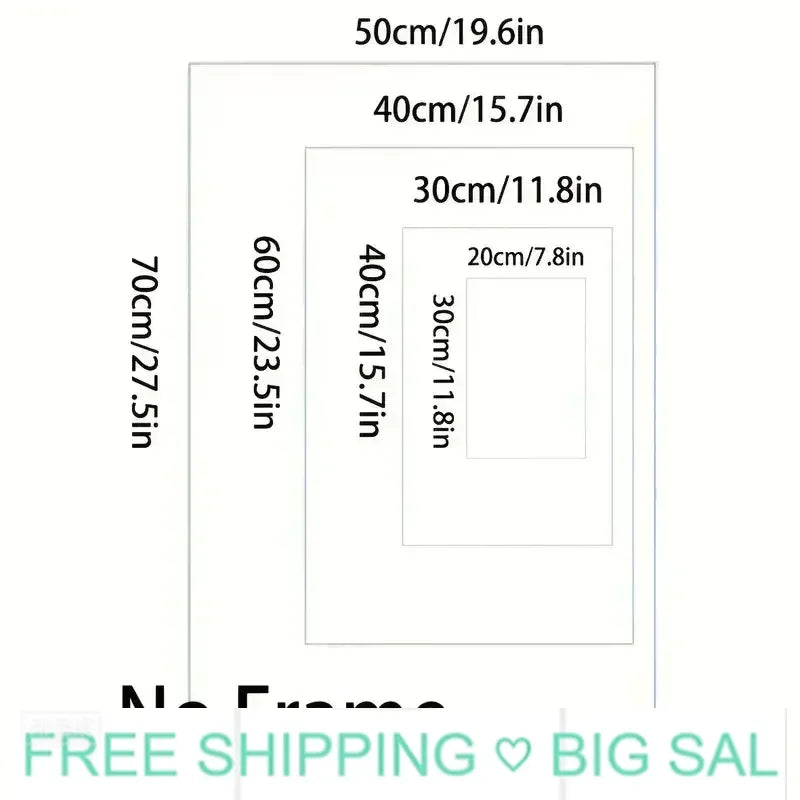 Nail Art Canvas Poster | Nordic Modern Wall Art for Salons