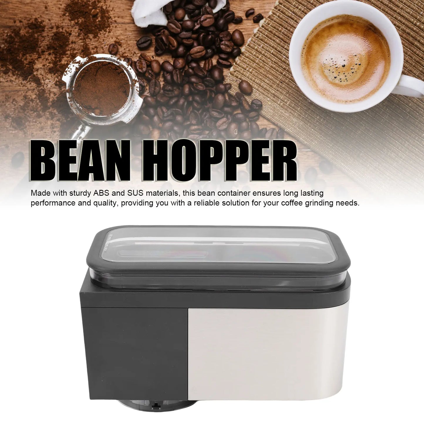 Bean Hopper Replacement for ES601 ES655 Coffee Machine | ABS+SUS
