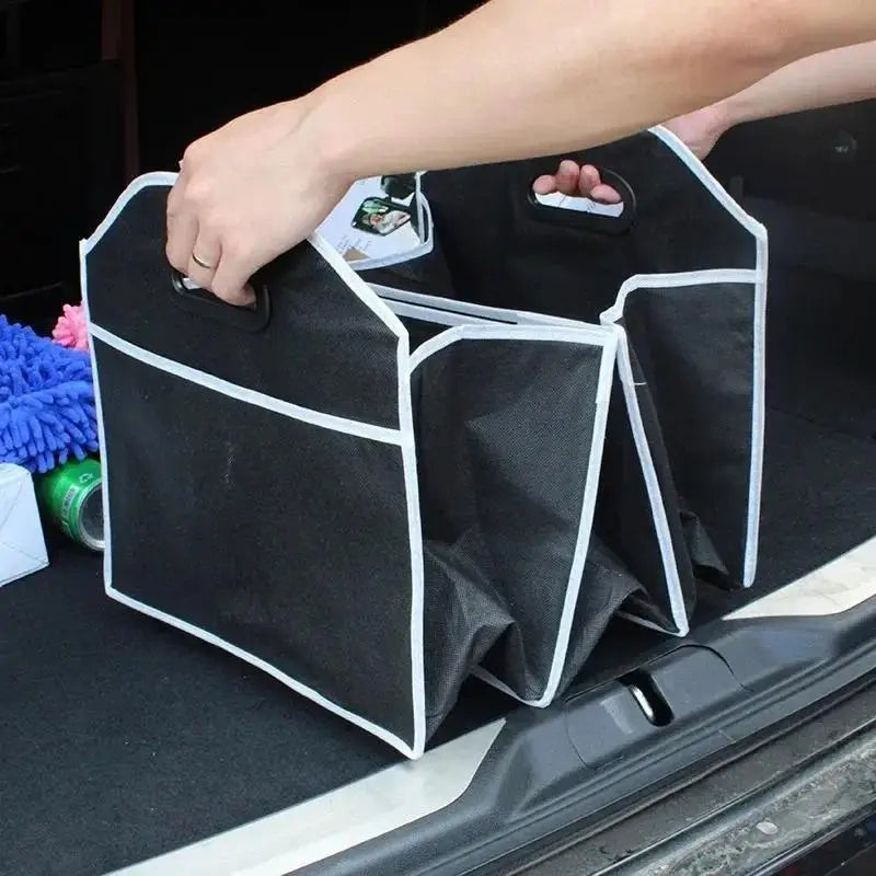 Car Trunk Organizer – Foldable Waterproof 3-Compartment Bag