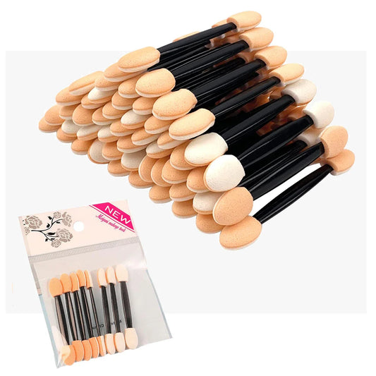 Disposable Eyeshadow Applicator Sticks – Double-Sided Sponge Eyeshadow Applicator Oasis Select