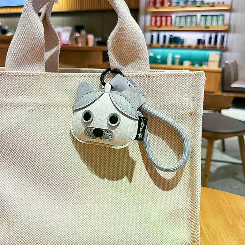 Cute Dog Keychain Bag Charm – Purse Pendant & Decor