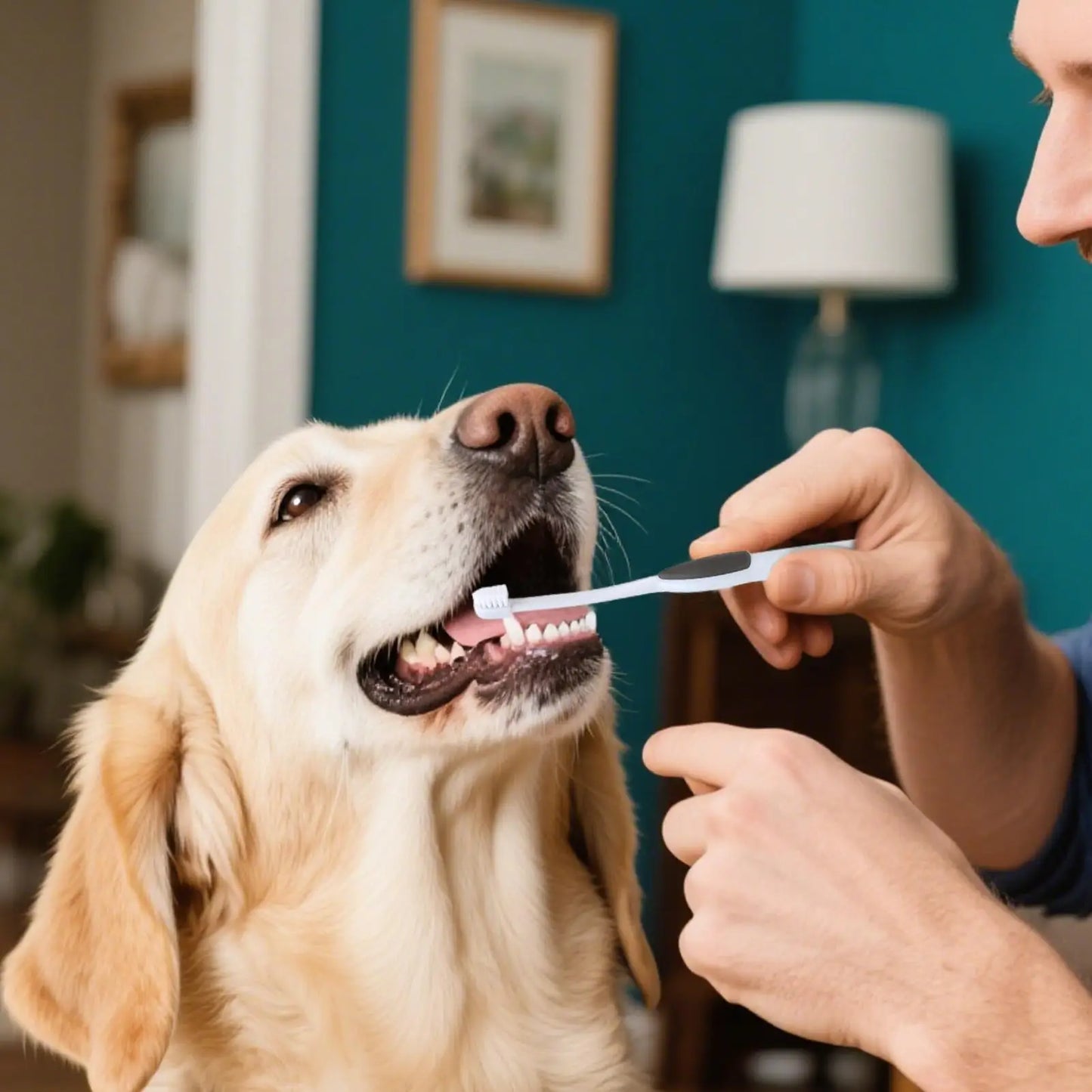 Soft Bristle Pet Toothbrush for Dogs & Cats | Oral Care Pet Toothbrush Peaceful Pleasures Health and Wellness