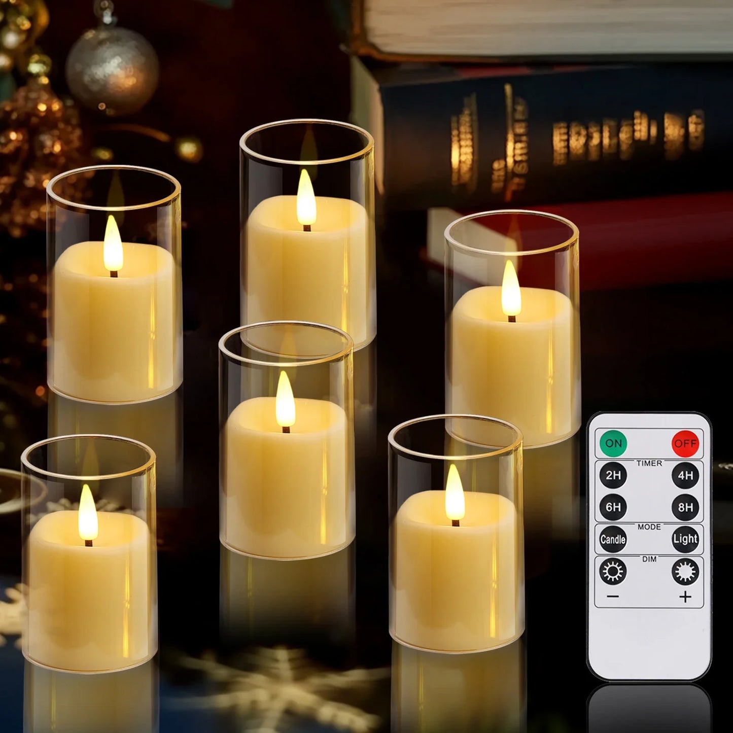 Flameless LED Candles 6/12 Pack – Remote & Timer | Home Decor