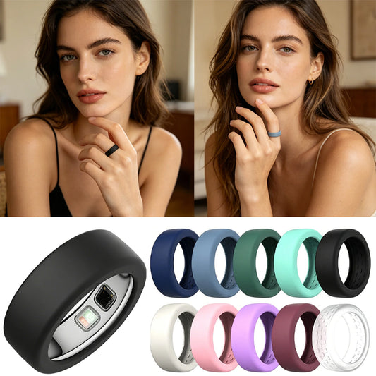 Silicone Cover for Oura Ring 5 – Protective Sleeve Guard Smart Ring Cover Peaceful Pleasures Health and Wellness