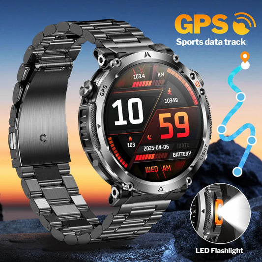 Wonlex GPS Smart Watch AMOLED Bluetooth Call Heart Rate 100+ Sports GPS Smart Watch Peaceful Pleasures Health and Wellness