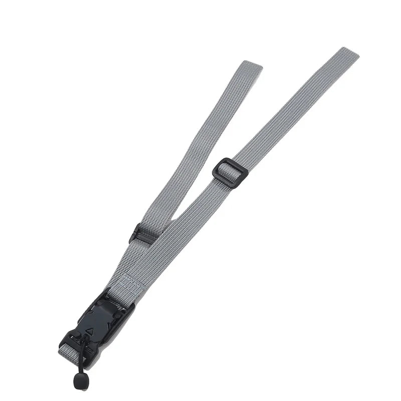 Shoulder Strap Fixing Buckle Adjustable Release Non-slip Backpacks Shoulder Straps Bag Accessories Solid Color Buckle Straps Peaceful Pleasures Health and Wellness gray 2cm