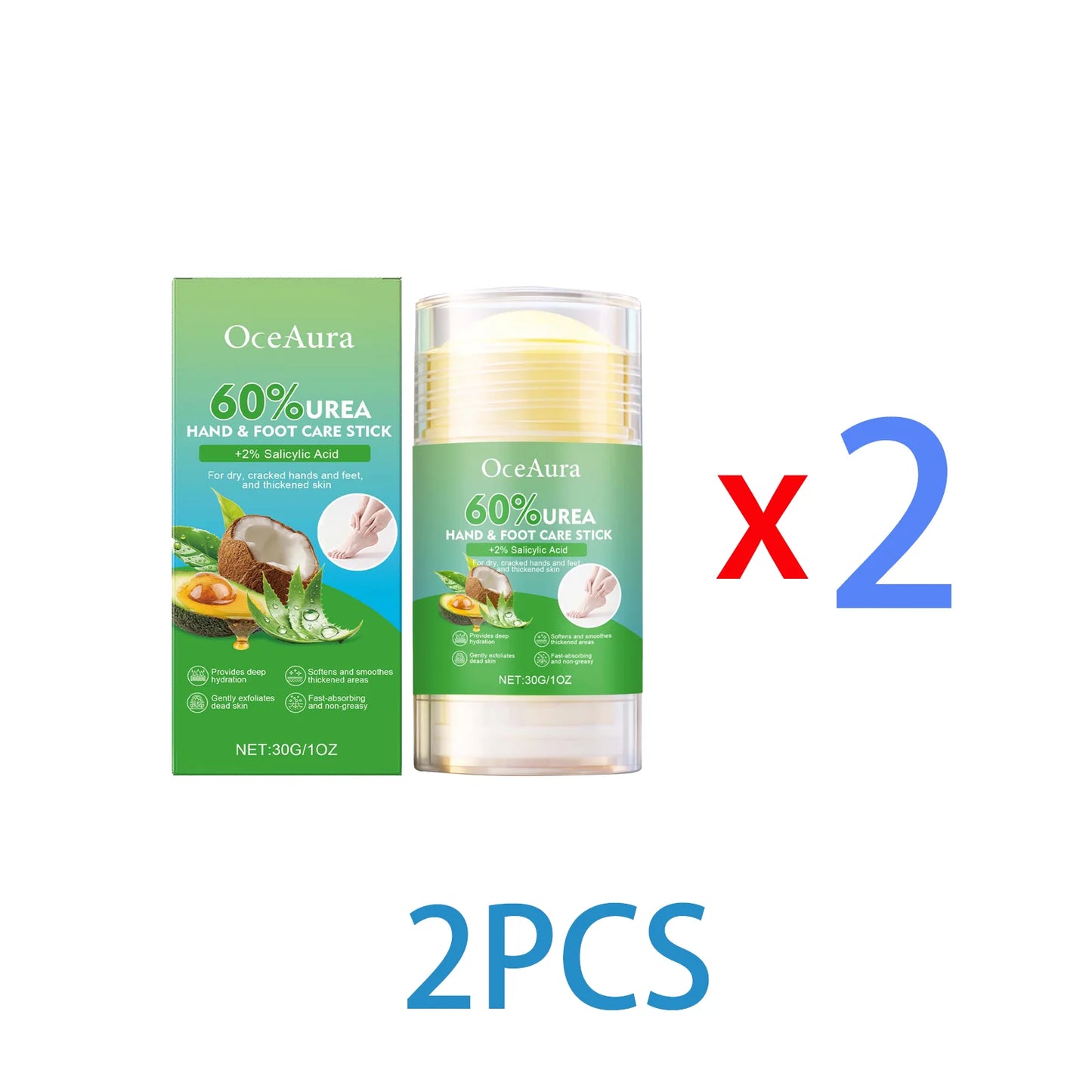 Beeswax Hand & Foot Balm Stick | Travel Size Moisturizer 30g