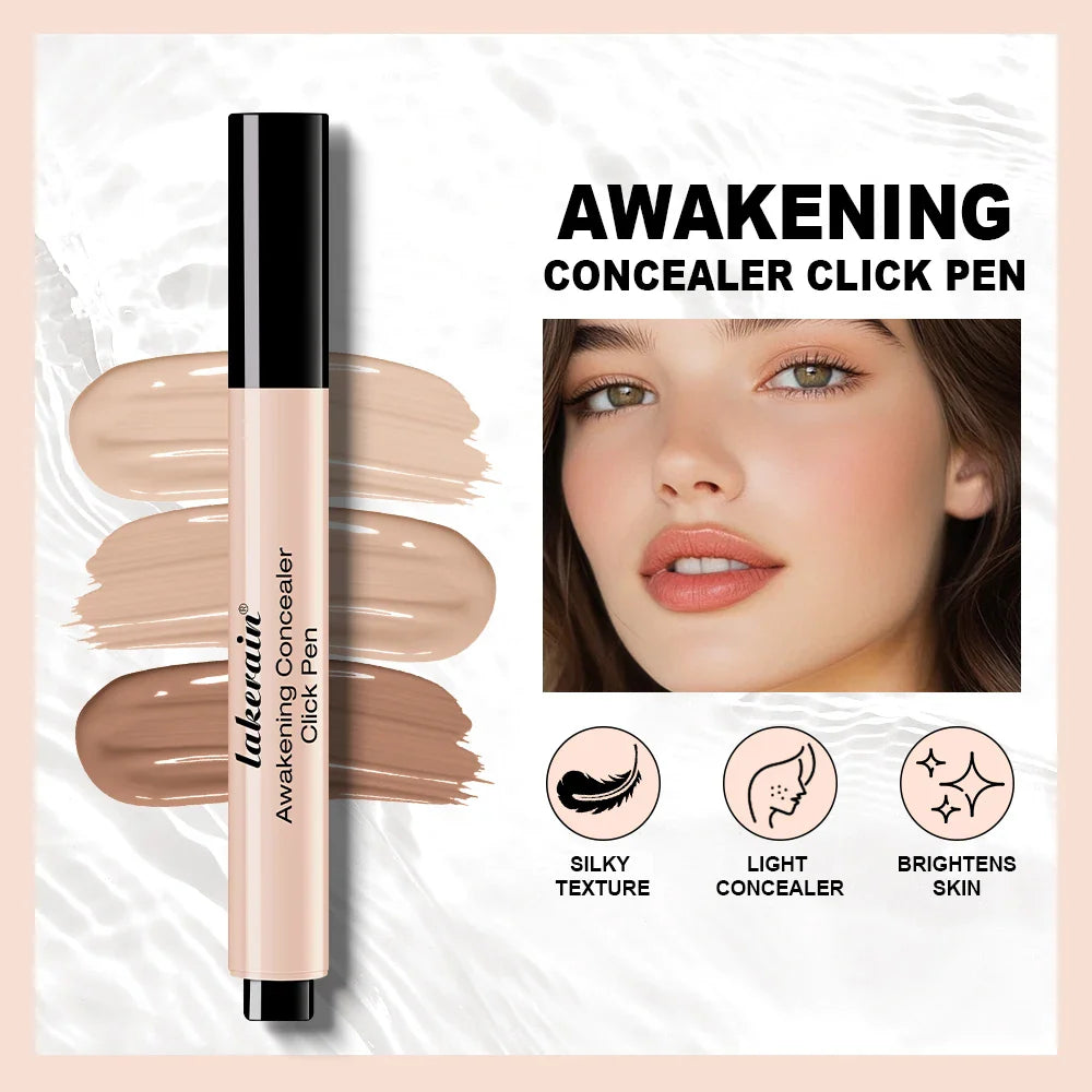 Waterproof Concealer Click Pen – Full Coverage, 3 Shades
