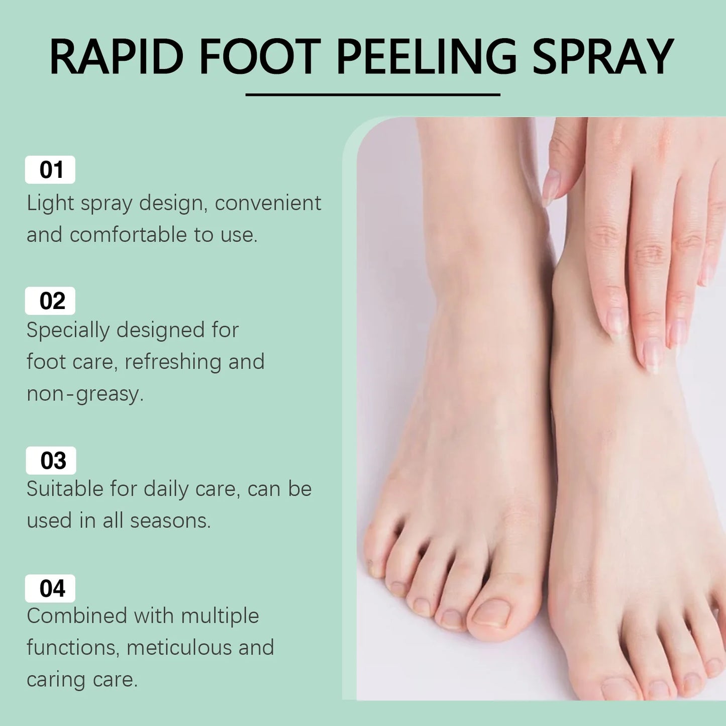 Foot Peeling Spray – Exfoliate & Heal Dry Cracked Heels