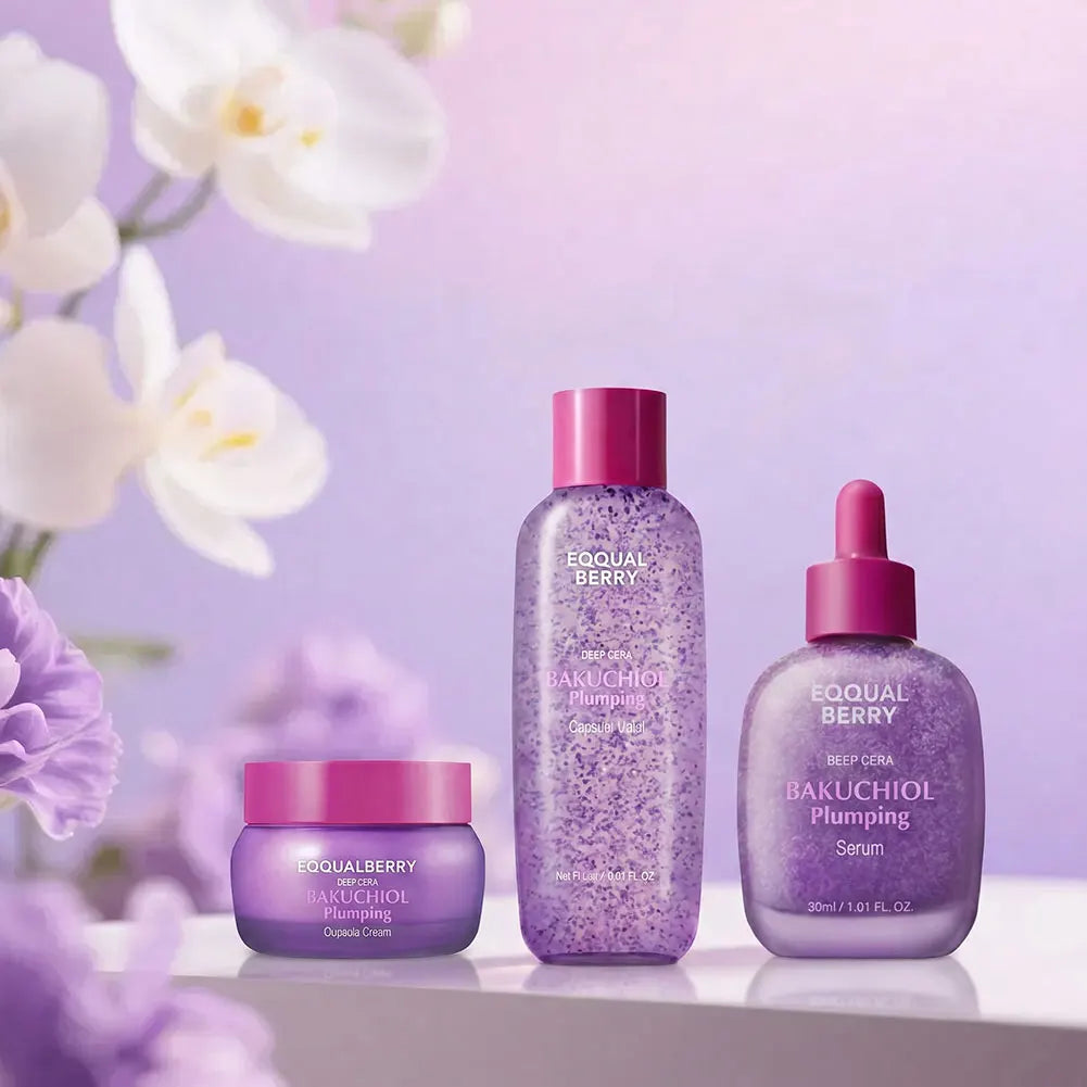 EQQUALBERRY PDRN+Korean Skin Care Essence Moisturizing Lotion Moisturizing Face Cream Care Set For Sensitive Skin Peaceful Pleasures Health and Wellness