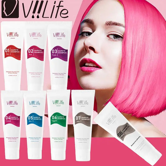 Unisex Hair Color Wax & Dye Shampoo – No Damage, Quick Coloring, Long-Lasting 100ml Peaceful Pleasures Health and Wellness