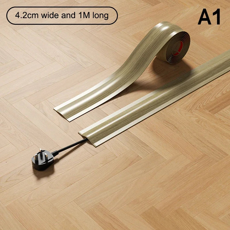 Soft PVC Floor Cord Cover | Cable Hider Wire Protector Floor Cable Hider Peaceful Pleasures Health and Wellness A1