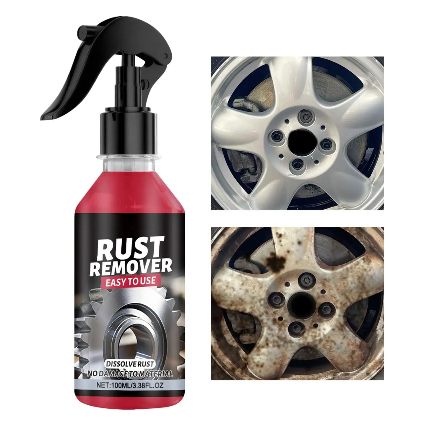 100ml Heavy-Duty Rust Remover Spray – Car, Bike & Tools