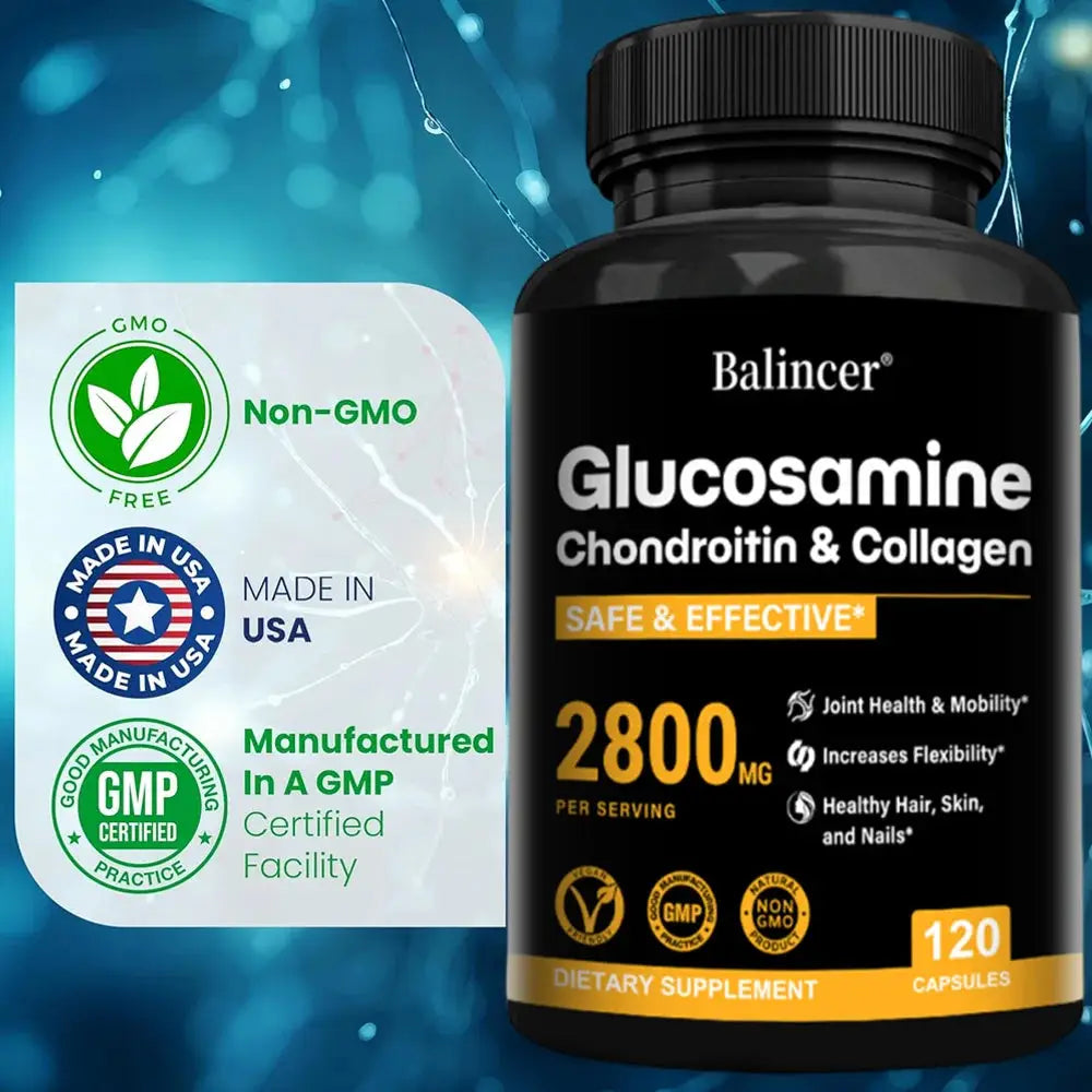 Glucosamine Chondroitin Joint Support Capsules for Wellness Peaceful Pleasures Health and Wellness
