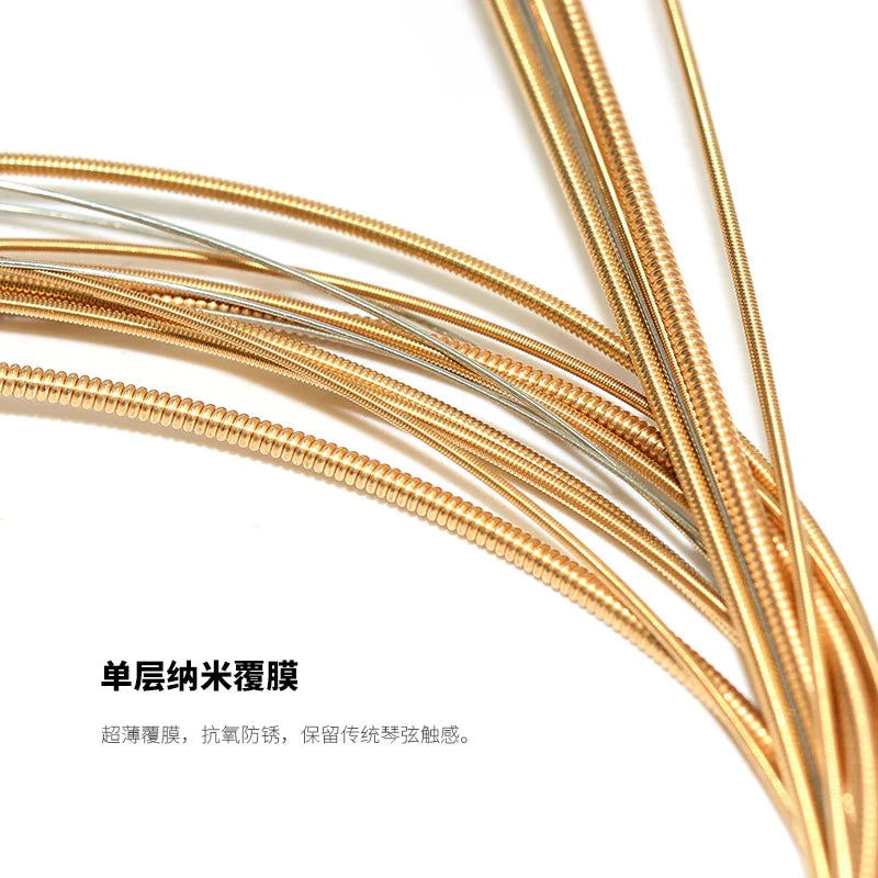 Guitar Accessories Orphee Strings Phosphor Bronze QA Folk 1-6 Acoustic