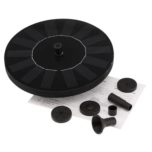 Solar Fountain Pump with 6 Nozzles Outdoor Pond Water Aerator Solar Powered Water Feature for Garden Patio Backyard Lawn Pool Peaceful Pleasures Health and Wellness