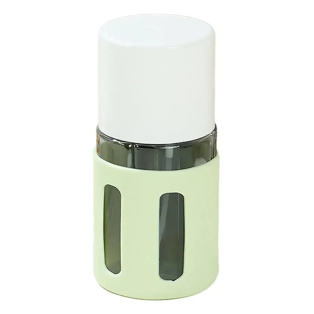 4-in-1 Travel Dispenser Bottle Set – 60ml Refillable Toiletry Bottles Peaceful Pleasures Health and Wellness green -round