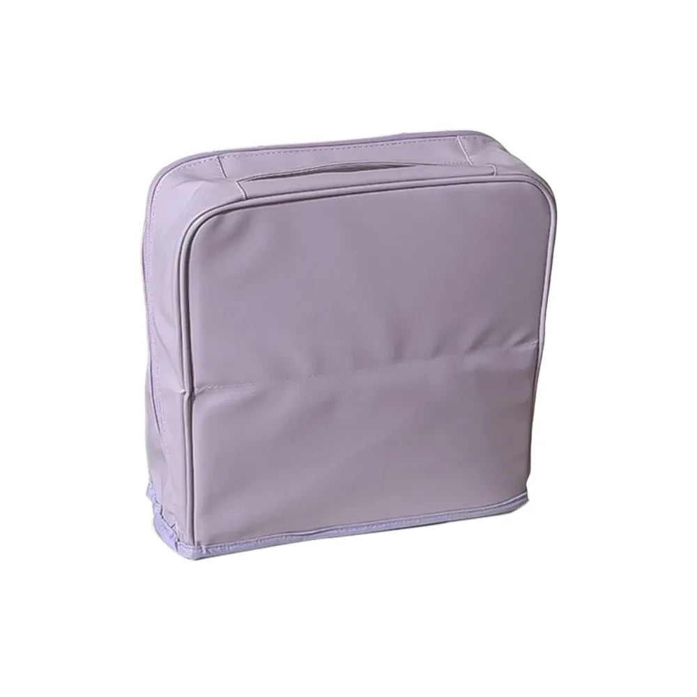 Vertical PU Makeup Bag – Large Capacity Travel Toiletry Organizer