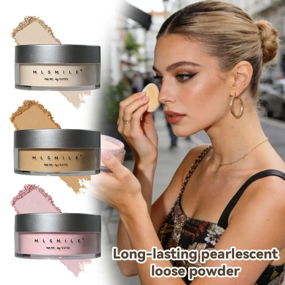 Pearl Matte Loose Setting Powder 6g – Oil Control & Highlighter