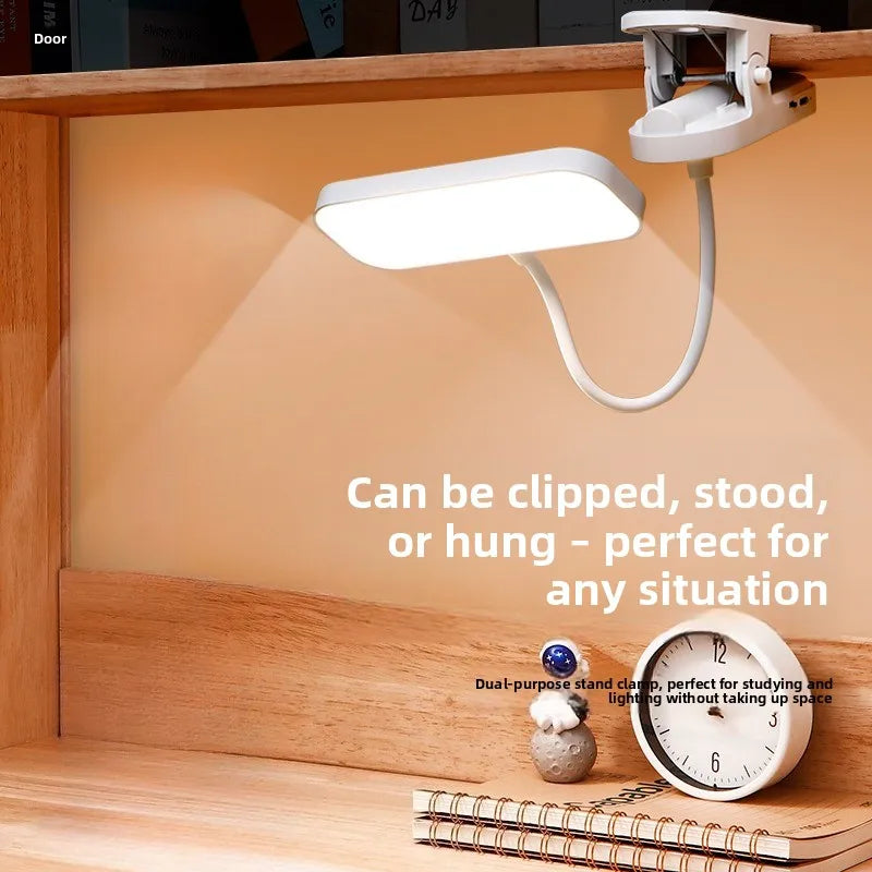 Clip-On LED Reading Lamp | USB Rechargeable Eye Care Light Clip-On LED Lamp Peaceful Pleasures Health and Wellness