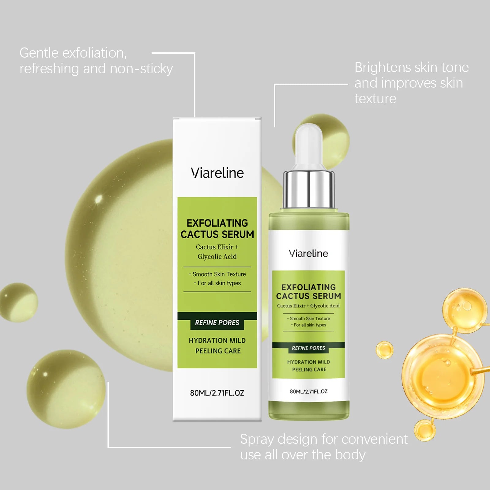 Exfoliating Revitalizing Facial Serum Hydrating Pore Minimizing Brightening Shrink Pores Blackhead Removal Glowing Facial Serum Peaceful Pleasures Health and Wellness