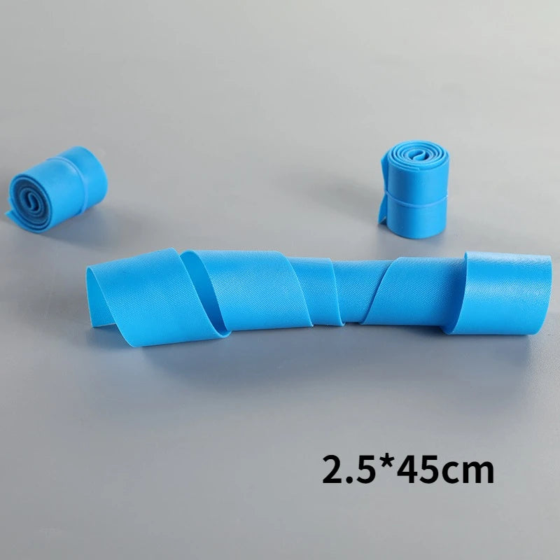 5pcs Disposable Tourniquet Non-latex Tourniquet Blue TPE Silicone Safety First Aid Props Outdoor Sports Camping Equipment Peaceful Pleasures Health and Wellness