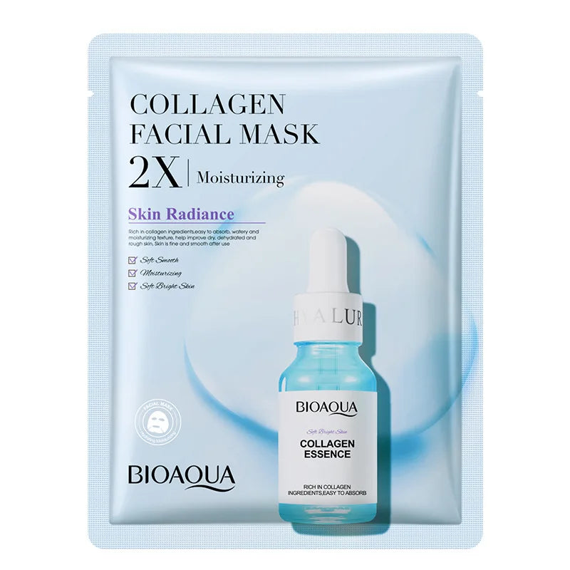 BIOAQUA Centella Collagen Sheet Masks 20pc | Hyaluronic Acid