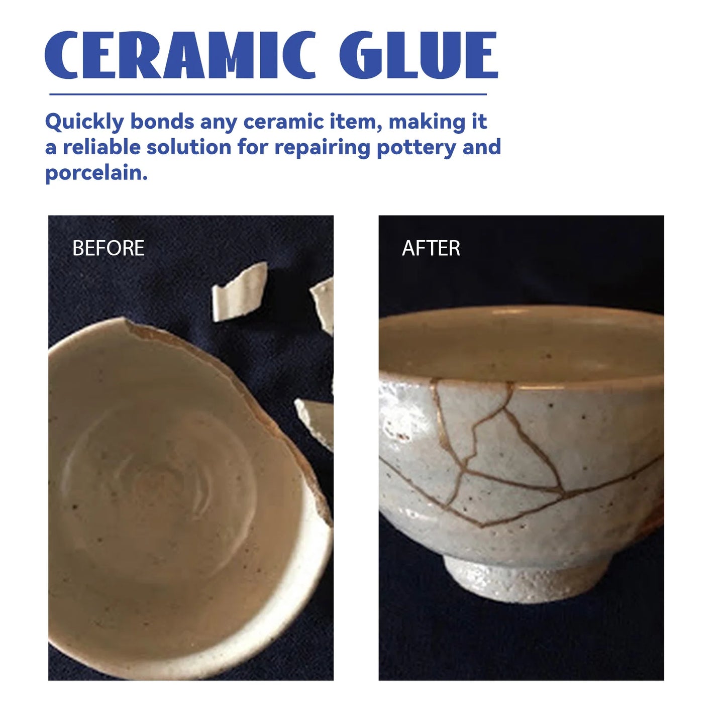 30ml Ceramic Repair Glue | High Strength Waterproof Sealant