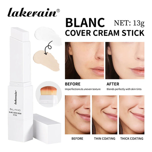 Lakerain Color-Changing Foundation Stick – Full Coverage Matte Foundation Stick Oasis Select