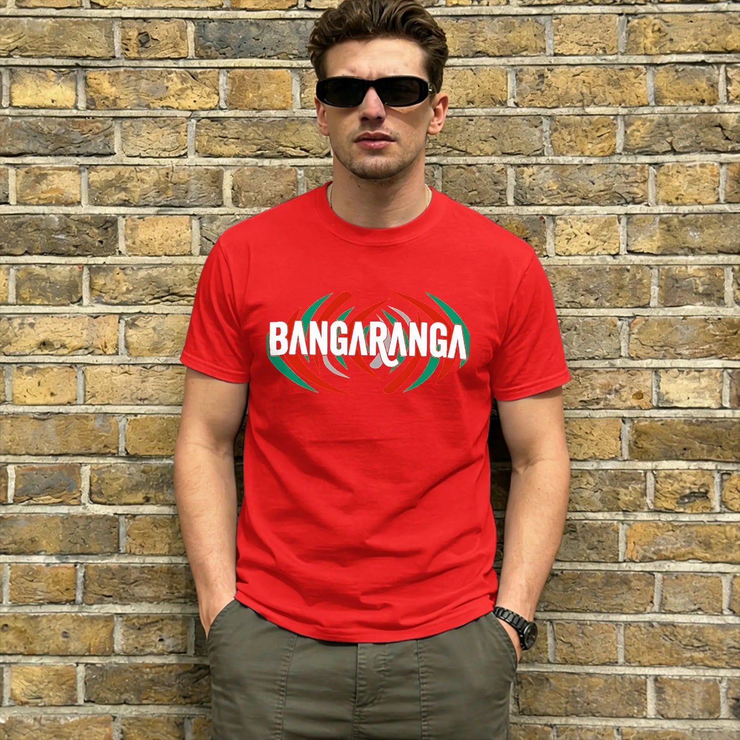 Bangaranga Song T Shirt for Men Pure Cotton Leisure T-Shirts Crew Neck 2026 Bulgaria Tee Shirt Short Sleeve Tops Plus Size Peaceful Pleasures Health and Wellness Red 6XL
